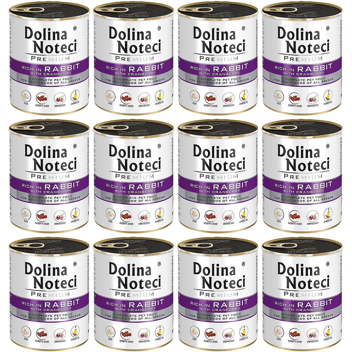 Dolina Noteci with rabbit 12x800 g