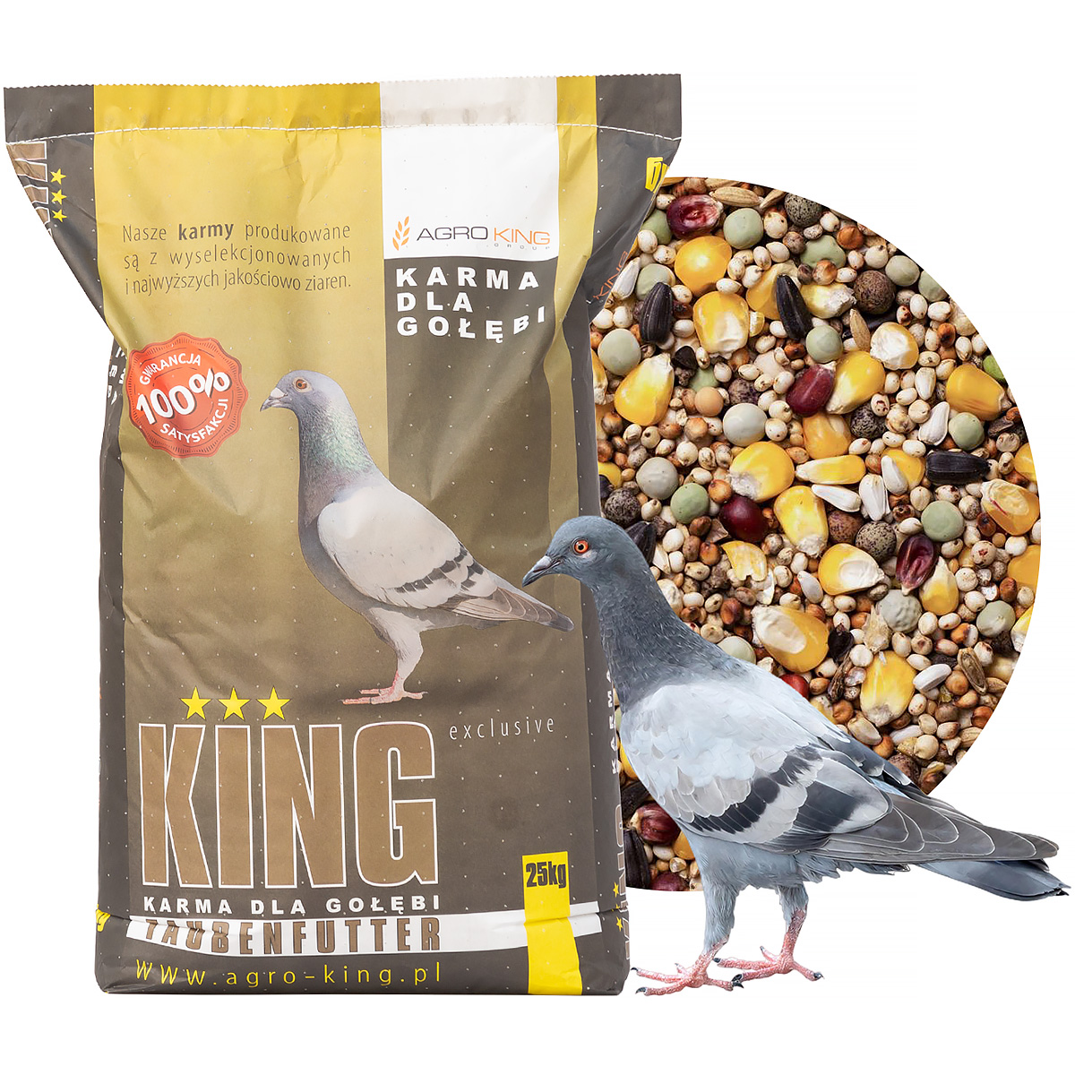 Agro King BP 25 kg pigeon feed without wheat