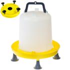 10 L Chicken Drinker with Cap, Carry Handle & Raised Legs