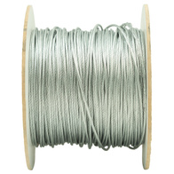 Steel cord 2 mm for the construction of electric fences - spool 100 m