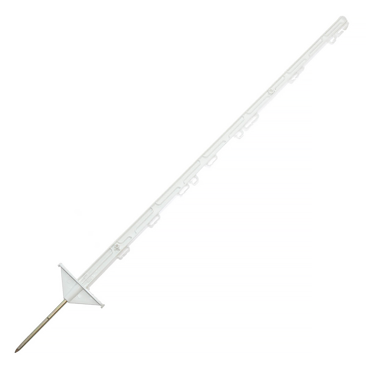 STRONG electric fence stake reinforced 105cm white