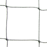 Polyethylene netting mesh for aviaries 8 x 8 cm black