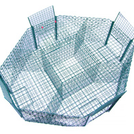 Trap for ravens, crows and other birds of prey for live bait, 4 entrances