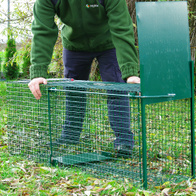 Universal trap for live bait, single-entry, for foxes, martens, weasels, 126cm