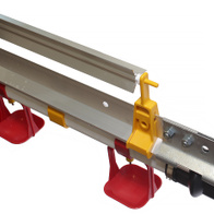 Complete drinking line for PREMIUM poultry with rotating anti-perch roller system - 3m