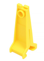 Holder for hanging drinking lines with attachment for electric wire