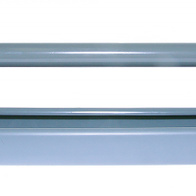 Longitudinal feeder for pigeons with rotary roller - 50 cm