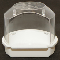 Swimming pool for canaries and parrots built-in