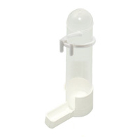 Drinker for exotic birds 100 ml with handle white