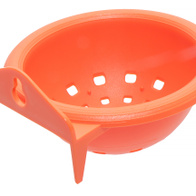 Nest for canaries and parrots with hooks for the cage orange