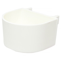 Feeder drinker for parrots white with SNAGs XL