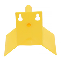 Resting saddle for canaries and parrots hanging yellow