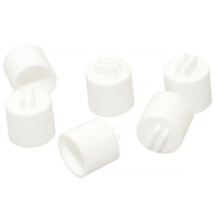 Mounting tip for 14 mm poles in a cage - 2 pieces