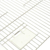 Cage front for canaries and parrots 40 x 30 cm - 2 x door 2 x flip-flops