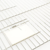 Cage front for parrots and canaries 50 x 30 cm - 1 door 2 flip-flops