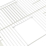 Front for cages for canaries and parrots large 70 x 30 cm - 2 x door 2 x flip-flops