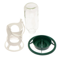Pojnik bottle feeder for exotic birds 1l green
