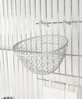 Nesting socket fi 90 mm for wire canaries and parrots with handle