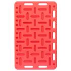 Separation panel large 119 x 76 cm red