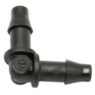 Elbow angle hose connector fi 4 mm for watering systems