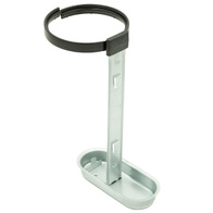 Metal drinker for rabbits and rodents with bottle holder