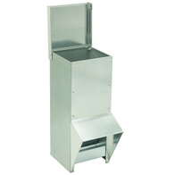 Metal feeder with hopper 10 liters