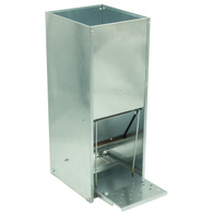 Automatically closed feeder - galvanized 15 liters