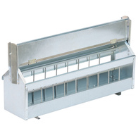 External feeder for pigeons and poultry - metal with anti-tuberculosis, 4,2l