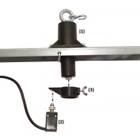 Load cell for feed hopper in feeding line