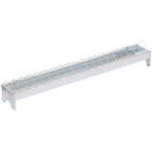 Metal trough feeder 100cm for chickens and layers