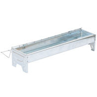 Metal trough feeder 50cm for chickens and layers