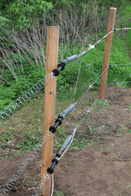 Wooden stake 200 cm - fi 6 cm for low electric fences