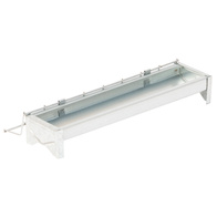 Metal trough feeder 30 cm for chicks