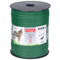 Green  for fencings for horses RUBAN 40 mm in a roll of 200 m