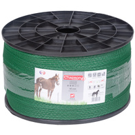 RUBAN green  for horse fencing 40 mm roll 500 m
