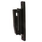 Insulator with latch for RUBAN-CLIP polytapes for wooden posts