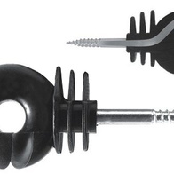 Reinforced insulator for electric fences ULTRA-FX deeply sunken mandrel