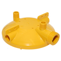 Upper body of lubing reducer with flushing - item 5