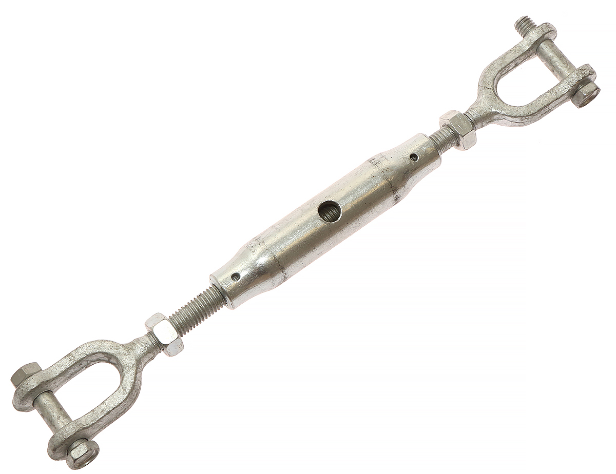 Closed galvanized screw 12 mm for tensioning steel cables