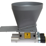 Boot for silo complete stainless steel + 2 outputs fi 75 mm