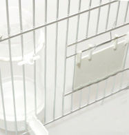 Entrance flap cover for the front of the cage for canaries