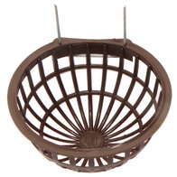 Nesting socket for canaries brown fixed to wires