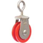 Block 40 mm stainless steel body with closed hook
