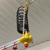 Spiral feed hose for pressure reducers LUBING - 6 m