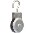 32 mm nylon block in metal coating with open hook