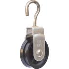 40 mm nylon block with aluminum body with open non-rust hook