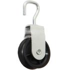 40 mm nylon block with aluminum body with open zinc hook