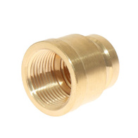 Brass reduction connector GW 3/4 inch to GW 1/2 inch