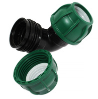 Elbow angled fitting PE 2 x fi 40 mm for watering systems