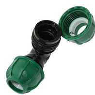 Elbow angled fitting PE 2 x fi 25 mm for watering systems